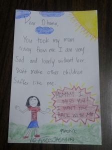 Letter from kids